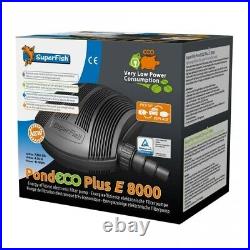 Superfish Pond Eco Plus E Pump Koi Submersible Filter Low Wattage Mujimono Koi