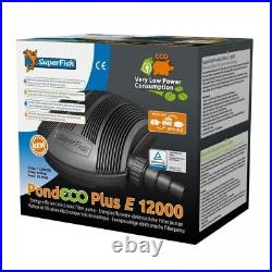 Superfish Pond Eco Plus E Pump Koi Submersible Filter Low Wattage Mujimono Koi