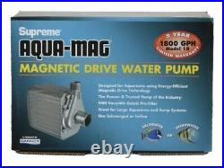 Supreme 02718 Aqua-Mag Model 18 Aquarium & Pond Pump 5yr Warranty 1800gph