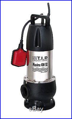 T. I. P. 30140 Maxima 400 SX Submersible Dirty Water Flood Pump, up to 24000 l/h