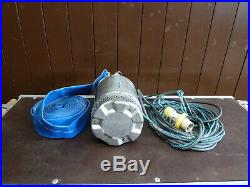 TT Liberator 2 Submersible Water Pump with Layflat Hose 110v