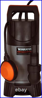 Terratek Pro 400W Submersible Water Pump, Suitable for Pumping Dirty Water, for