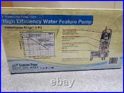 Tsurumi 2PU 1/5 HP Submersible Pond Pump 115V BUILD FOR WORK (NEW)