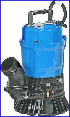 Tsurumi Submersible Trash Water Pump 2-inch Discharge 52 GPM