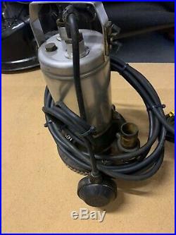 Used submersible dirty water pump