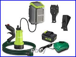 VEATON 18V Cordless Submersible Water Pump Kit with 4.0Ah Battery and Charger