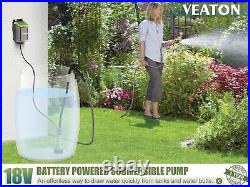 VEATON 18V Cordless Submersible Water Pump Kit with 4.0Ah Battery and Charger