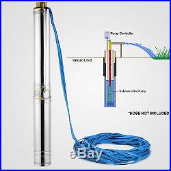 Vevor Borehole Deep Well Submersible Water Pump LONG LIVE + CABLE 1.5 HP