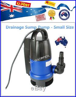 Vortex Sullage Submersible Drainage Water Pump Fit Small Sump Pit
