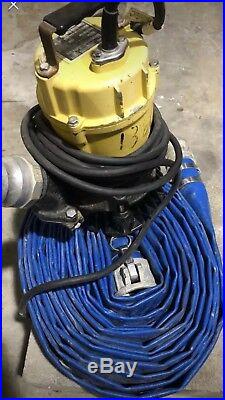 Wacker 2 submersible water pump with 50 discharge hose