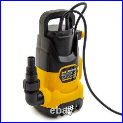 Water Pump Clean Dirty Submersible Wolf 1100w Garden 1.25 Fast Flow Hose 10m