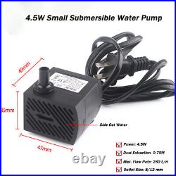 Water Pump Small Fountain Outdoor Fish Tank Aquarium Completely Submer Motor