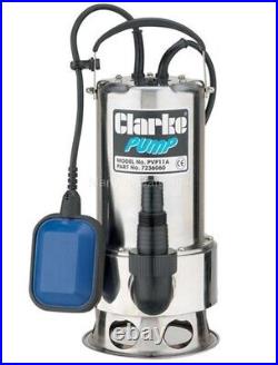 Water pump Max flow rate 258 l/min Clarke Stainless Steel Dirty Submersible Pump